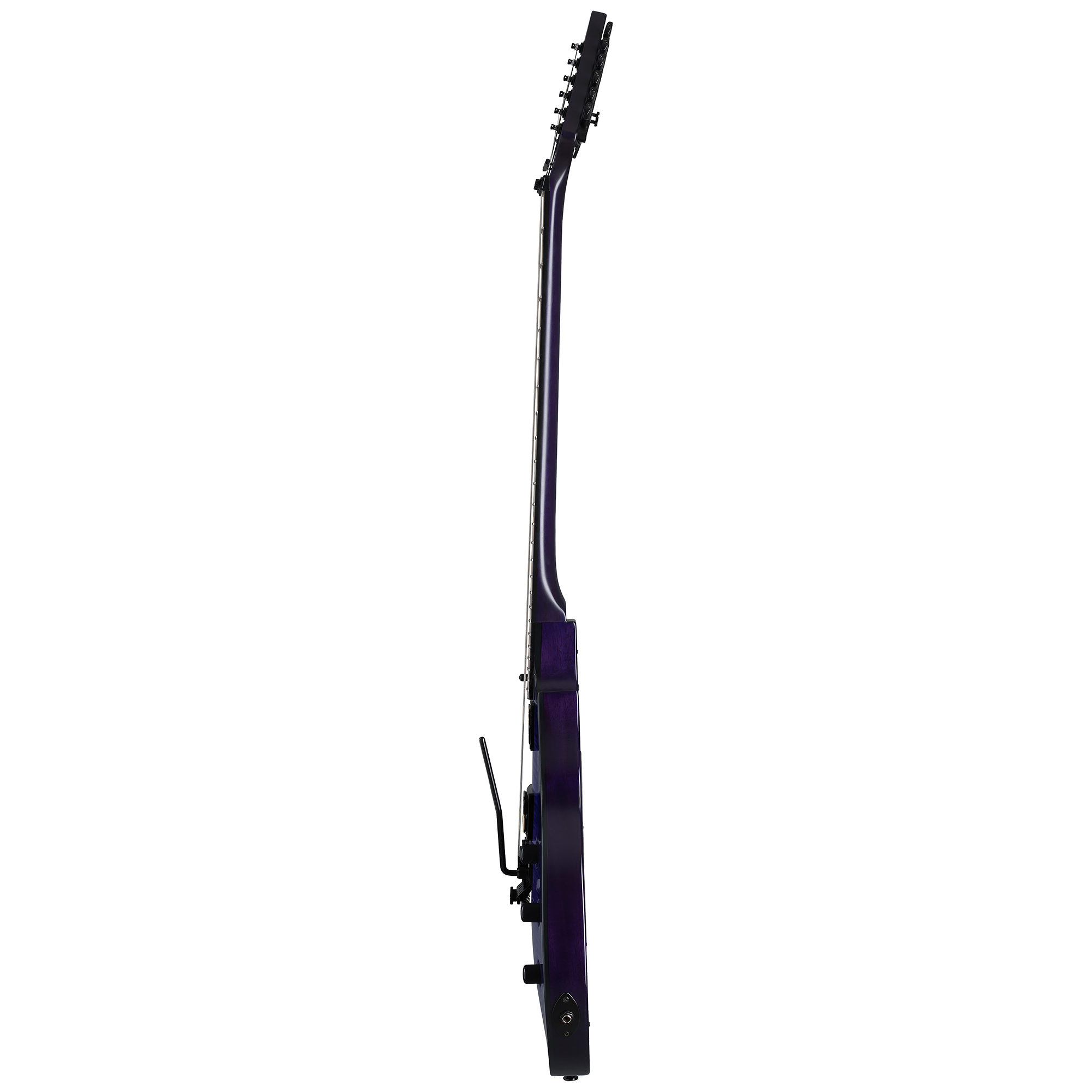 Kramer Assault Plus, Trans Purple Burst 일렉트릭 기타 측면 및 브릿지