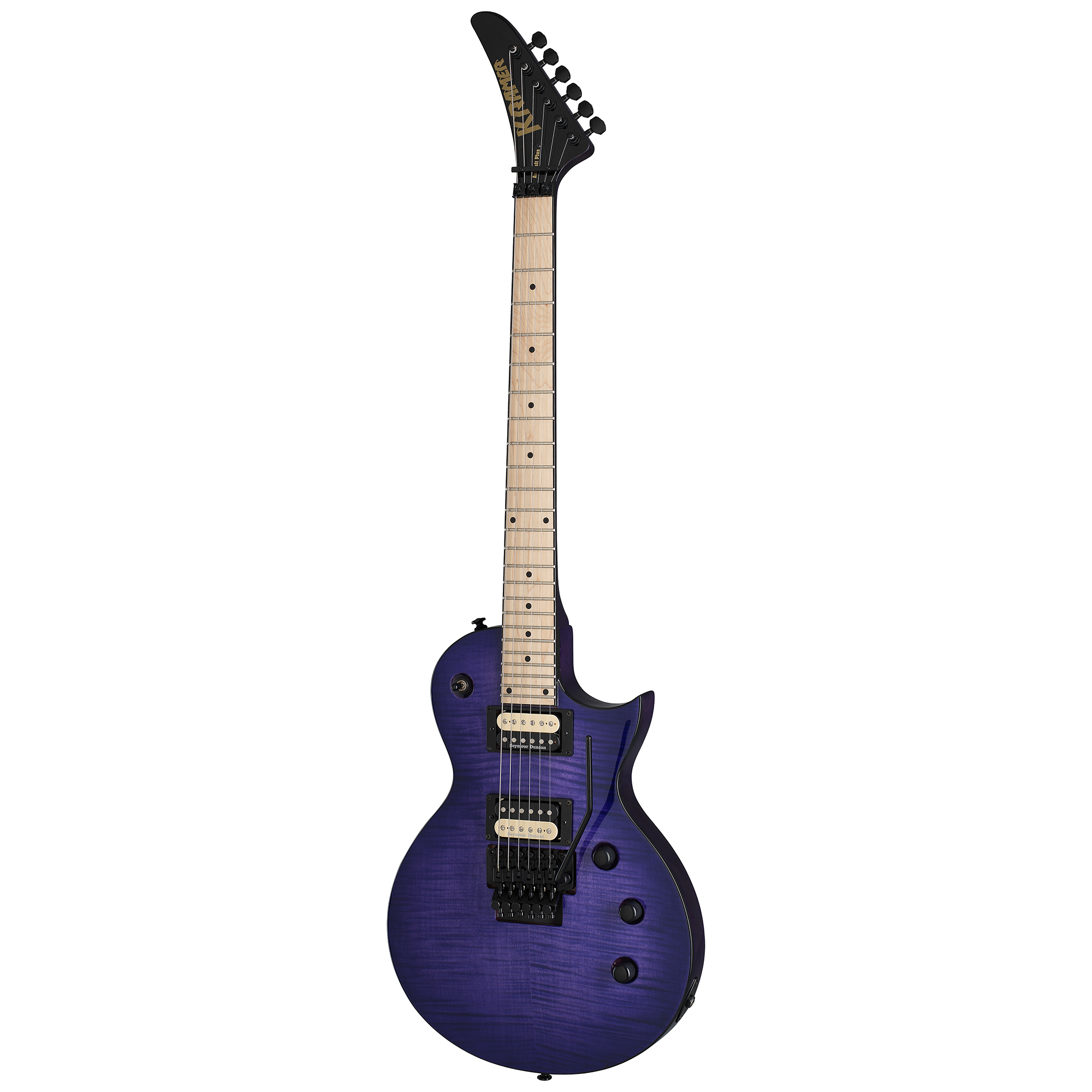 Kramer Assault Plus, Trans Purple Burst 일렉트릭 기타 넥과 지판