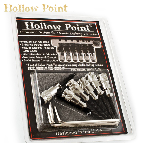 [Hollow Point] Nickel - Intonation System for Double Locking Tremolo - 브릿지 핀