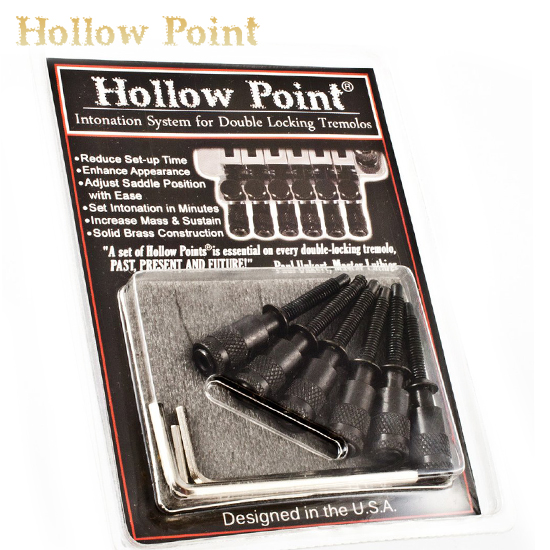 [Hollow Point] Black - Intonation System for Double Locking Tremolo - 브릿지 핀