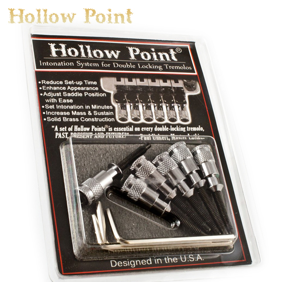 [Hollow Point] Chrome - Intonation System for Double Locking Tremolo - 브릿지 핀