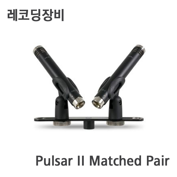 M-Audio Pulsar II Matched Pair 스몰 다이어프램 스튜디오 콘덴서 마이크