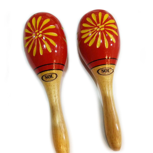 SOL 나무 마라카스 9인치 69mm MR-8