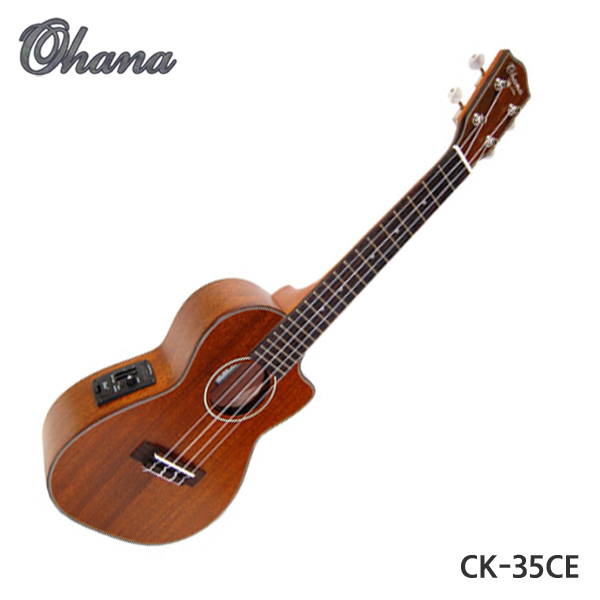 Ohana 우쿨렐레 CK-35CE 콘서트 올솔리드 EQ