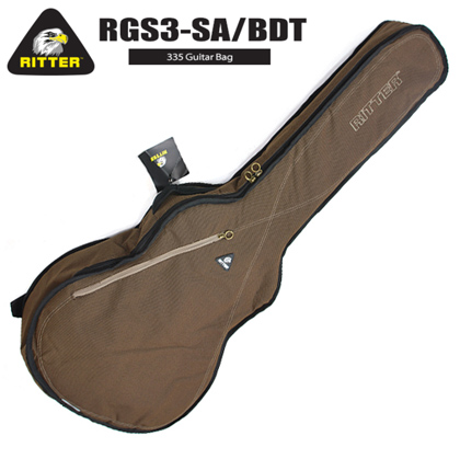 RITTER 일렉기타 케이스 RGS3-SA/BDT 할로우바디 (Bison/Desert)