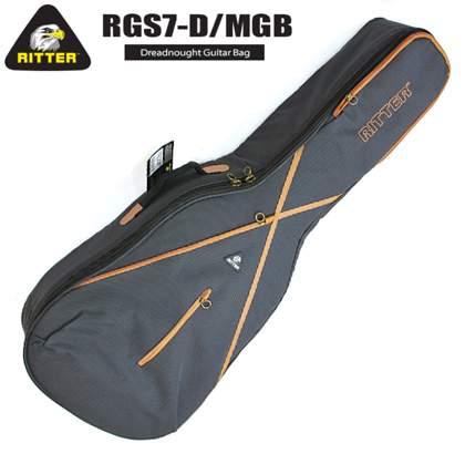 RITTER 어쿠스틱기타 케이스 RGS7-D/MGB (Misty Grey/Leather Brown)