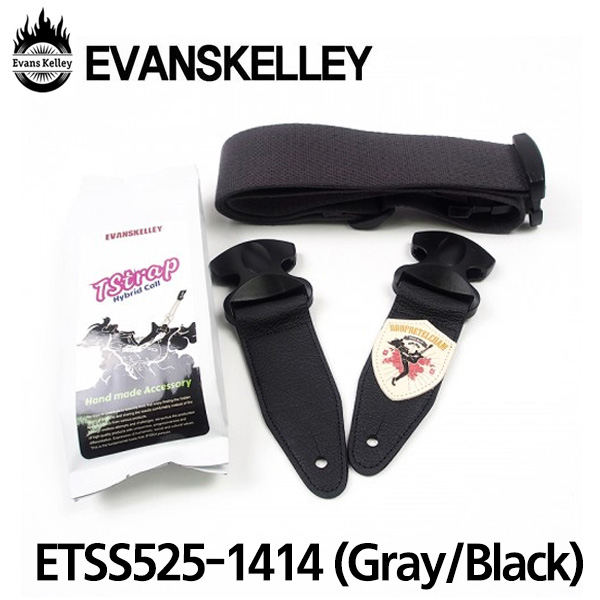 Evanskelley 스트랩 ETSS525-1414 ROOPRETELCHAM (Gray/Black)