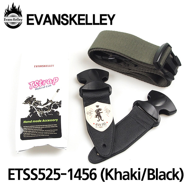 Evanskelley 스트랩 ETSS525-1456 NEVER DIES (Khaki/Black)