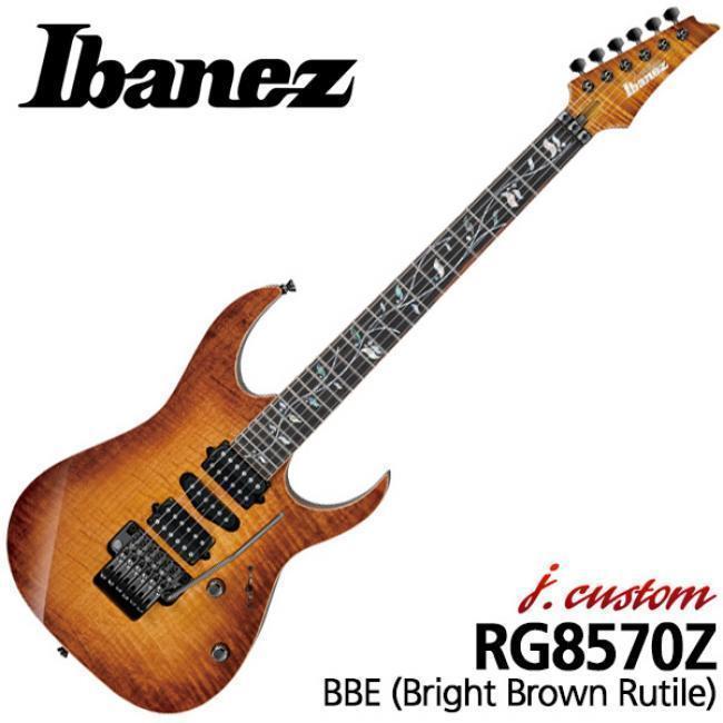 Ibanez 일렉기타 J-Custom RG8570Z BBE(Bright Brown Rutile)