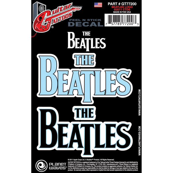Planet Waves Guitar Tattoos Beatles Logo (GT77200)