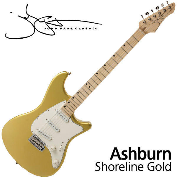 펜더커스텀 창시 마스터빌더 존페이지 커스텀브랜드 John Page Classic 일렉기타 Ashburn Shoreline Gold