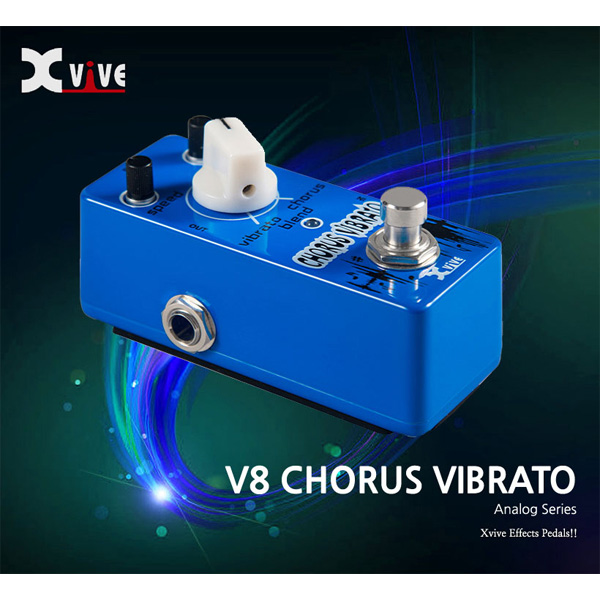 Xvive 이펙터 V8 Chorus Vibrato