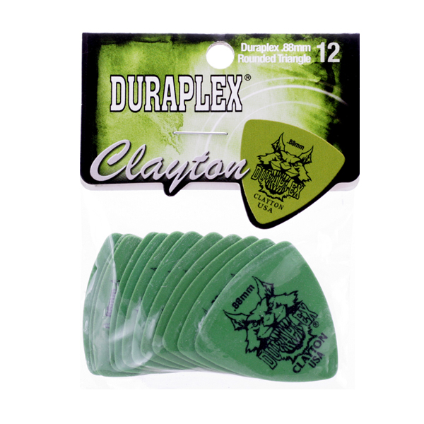 Clayton 피크 Duraplex Triangle 0.88mm (12Pack)