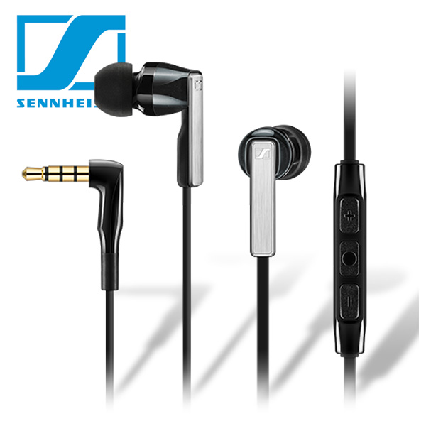 SENNHEISER 이어폰 CX 5.00i (아이폰 iOS용) Black/White