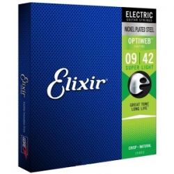 엘릭서기타줄 Elixir 일렉기타줄 OptiWeb Super Light [19002] (009-042)