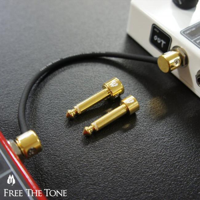 Free The Tone 패치케이블 플러그 Solderless Plug Angle - Gold (SL-8LPro)