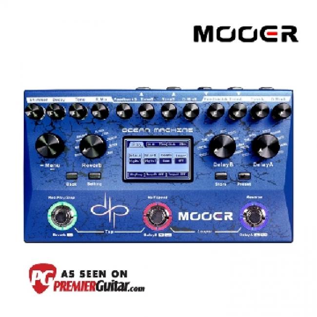 MOOER AUDIO 이펙터 Ocean Machine (Premium Dual Delay/Reverb/Looper)