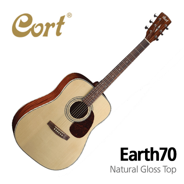 콜트기타 Cort 통기타 Earth70 유광탑 탑솔리드