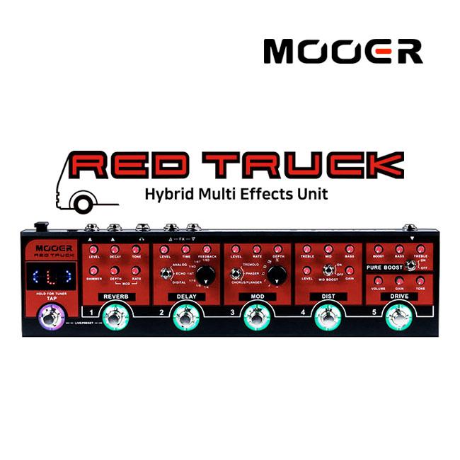 Mooer Audio 이펙터 Red Truck 하이브리드 멀티이펙터