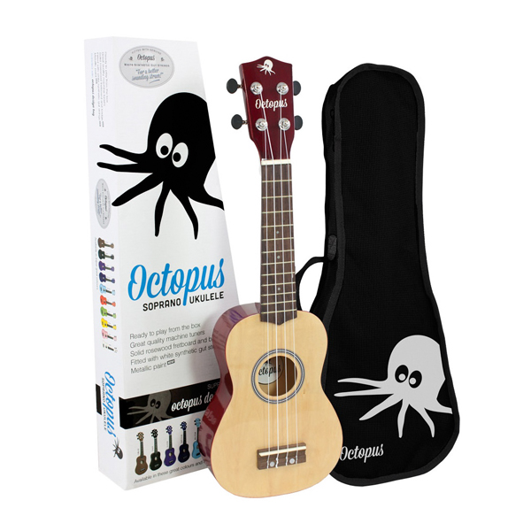 Octopus 옥토퍼스 소프라노 우쿨렐레 Naural