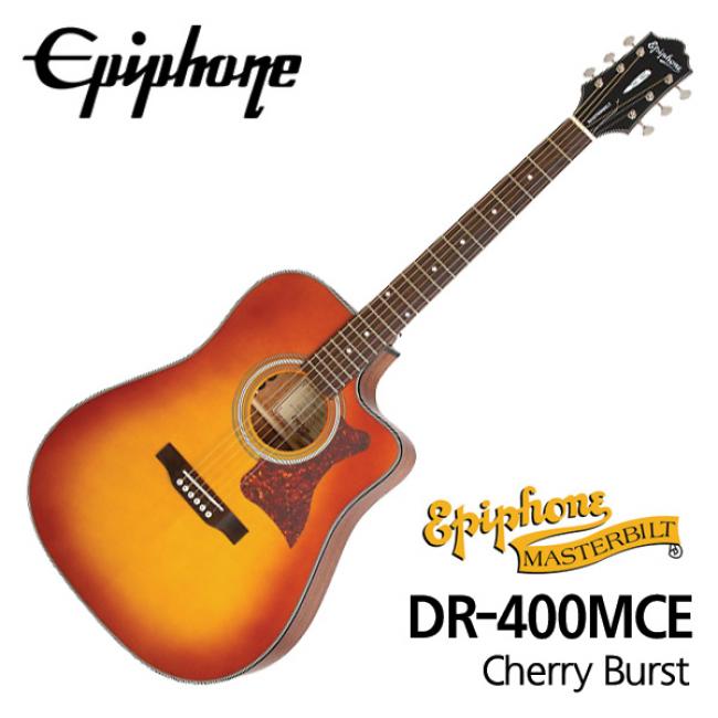 에피폰 Epiphone 통기타 마스터빌트 DR-400MCE Faded Cherry (EM40FCSNH1)