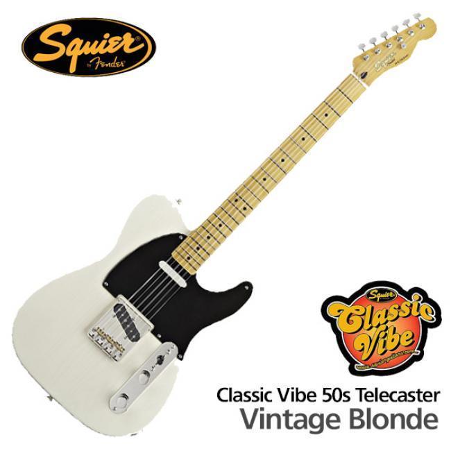 Squier 일렉기타 Classic Vibe Telecaster 50s Vintage Blonde (030-3025-507)