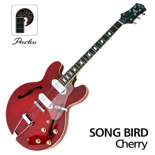 Peerless 일렉기타 Songbird Cherry