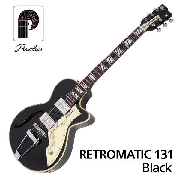 Peerless 일렉기타 Retromatic 131 (Black)