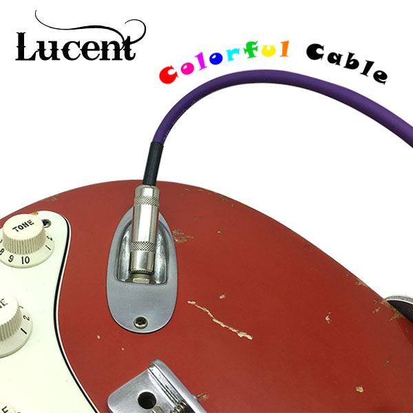 Lucent 기타케이블 Colorful Cable 3M Purple
