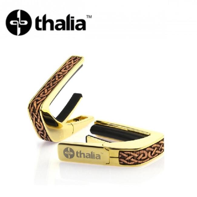 Thalia 카포 24k Gold finish with Hawaiian Koa Celtic Knot Inlay (G200-HK-CK)