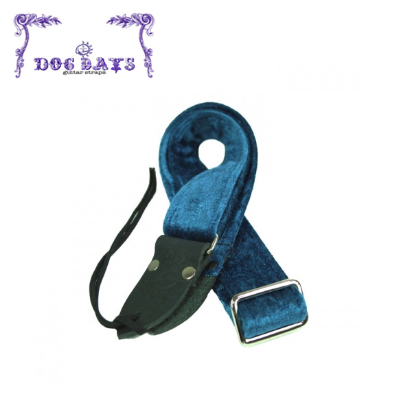 Dogdays 우쿨렐레 스트랩 Blue Velvet Croc Skin