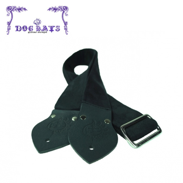 Dogdays 스트랩 Black Faux Suede 2인치