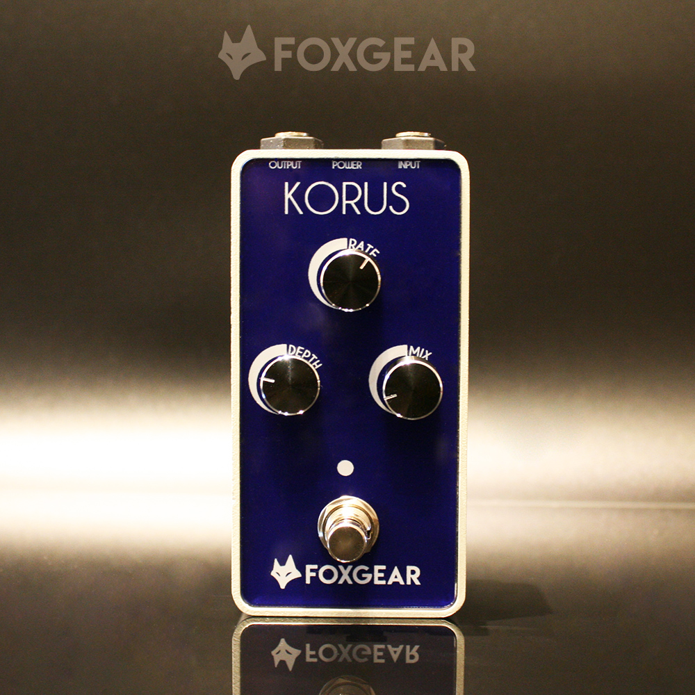 Foxgear 이펙터 KORUS (Vintage Analog Chorus) 빈티지 코러스 페달