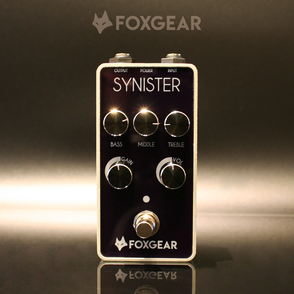 Foxgear 이펙터 SYNISTER (Metal distortion) 메탈 디스토션 페달