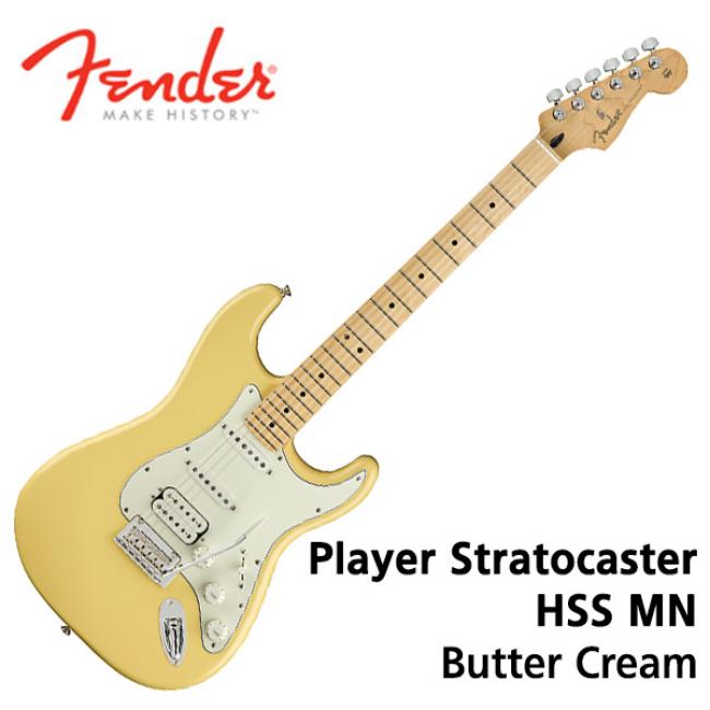Fender Mexico Player Stratocaster HSS MN Butter Cream (014-4522-534)