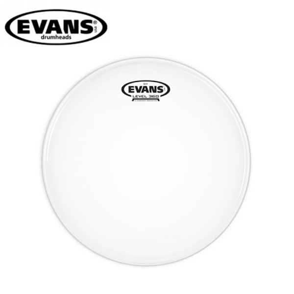 EVANS 에반스 탐 상단 헤드 G14 (투명) White 10인치 TT10G14