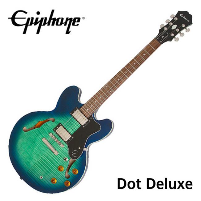 에피폰 Epiphone 일렉기타 Dot Deluxe Aquamarine Limited Edition (ETDDAMNH1)