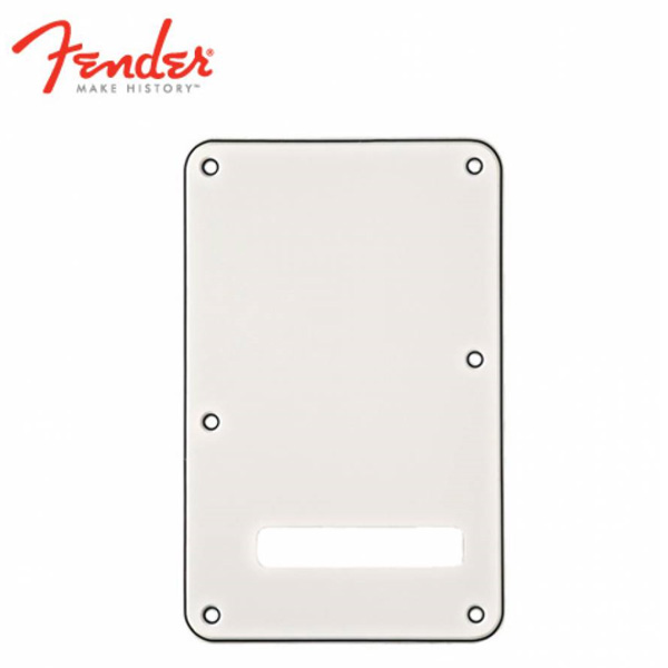 Fender 정품 스트랫용 백플레이트 Backplate for Strat W/B/W-3PLY (099-1321-000)