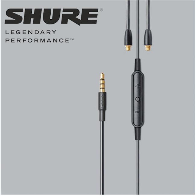 SHURE 이어폰 MMCX 리모트, 마이크 케이블 RMCE-UNI