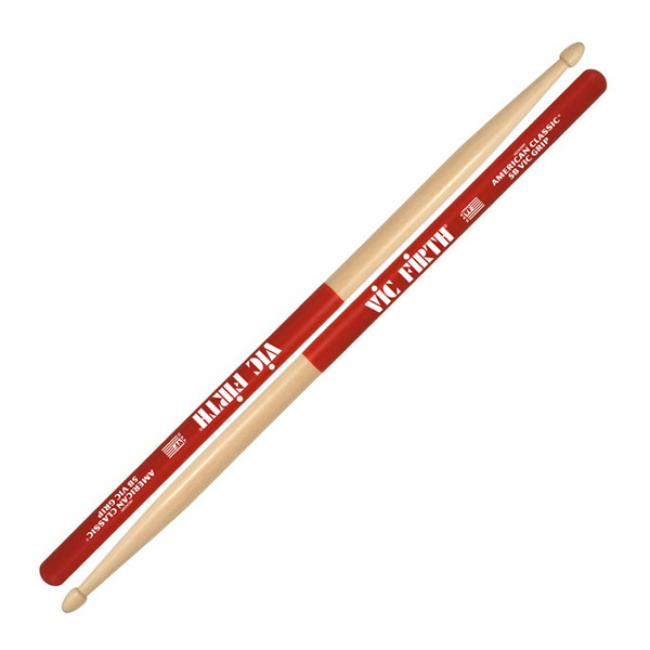 Vic Firth 드럼스틱 Americian Classic Hickory (5BVG) Vic Grip