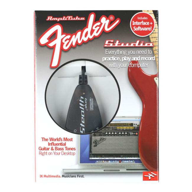 IK Multimedia AmpliTube Fender Studio 펜더 공식 오디오 인터페이스