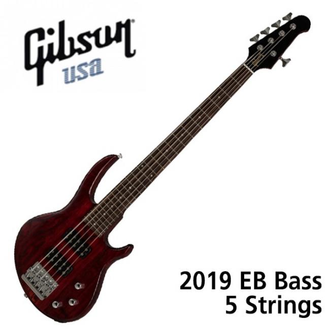 2019 NEW Gibson !! Gibson USA EB Bass 5 Strings 2019 Wine Red Satin (BAEB519W5CH1)