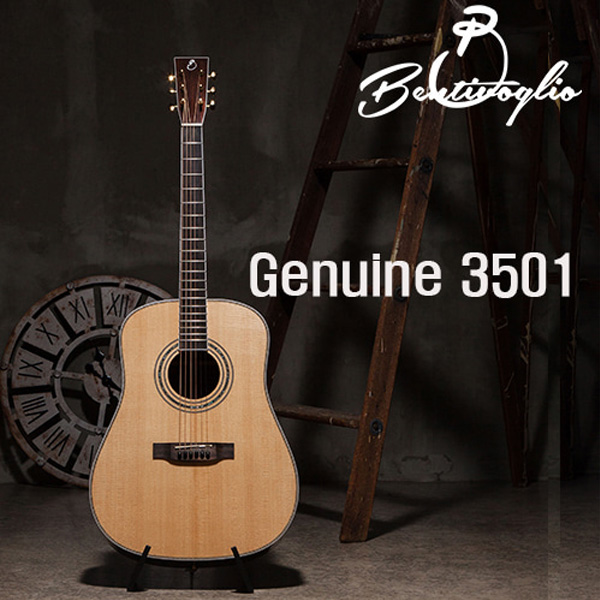 New Genuine 2019 ! 벤티볼리오 Bentivoglio 통기타 제뉴인 Genuine 3501 올솔리드