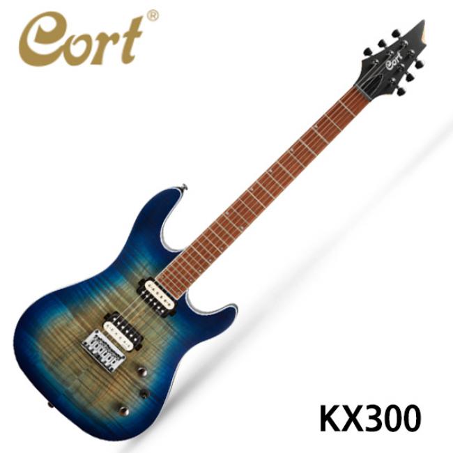 콜트기타 Cort 일렉기타 KX300 OPCB Open Pore Cobalt Burst