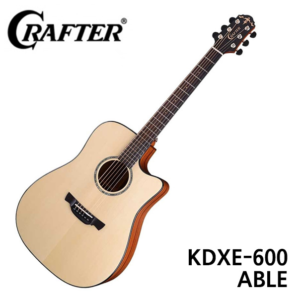 크래프터기타 Crafter 통기타 KDXE600 ABLE 탑솔리드