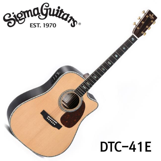 시그마기타 Sigma 통기타 DTC-41E Plus 탑솔리드