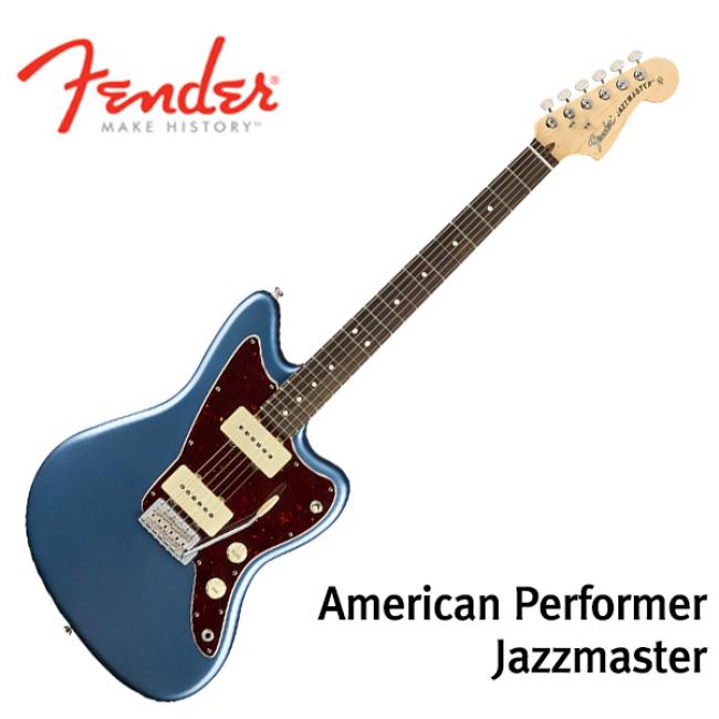 Fender USA American Performer Jazzmaster Satin Lake Placid Blue-Rosewood (011-5210-302)