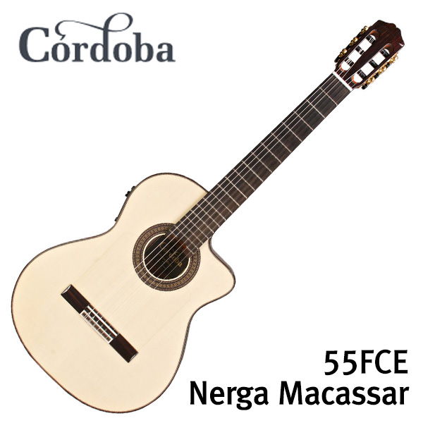 코르도바 Cordoba 클래식기타 55FCE Nerga Macassar
