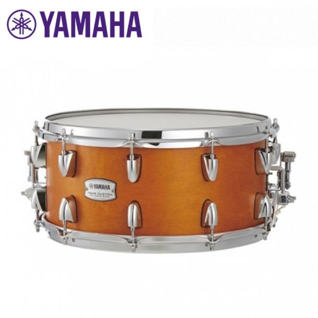 Yamaha 스네어 드럼 Tour Custom 14x6.5 Maple TMS1465 Caramel Satin