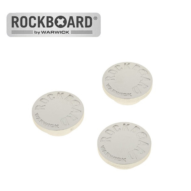 Rockboard 풋스위치토퍼 Stompete Silver 3개세트 (FT STOMPETE SI)